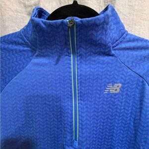 New Balance Women’s Light Blue Half-Zip Performance Pullover